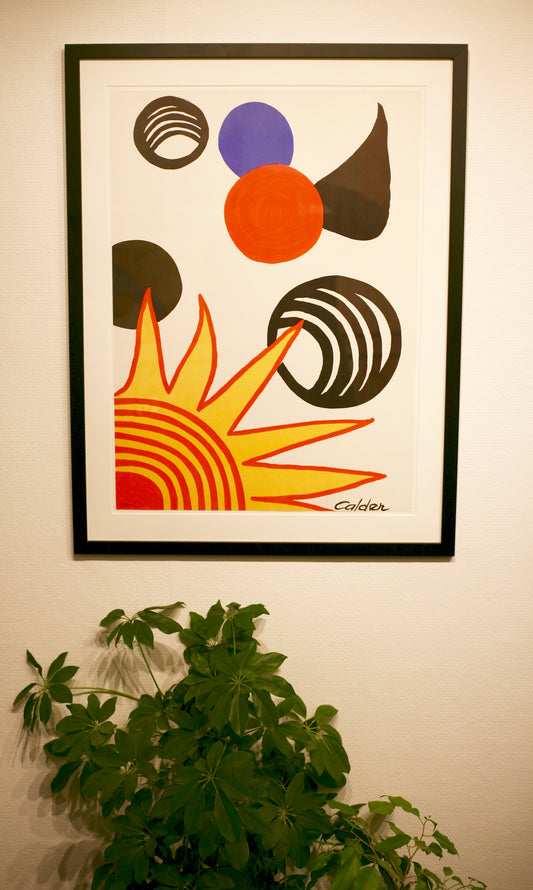 Alexander Calder - Joy of the Neophyte, litograph print