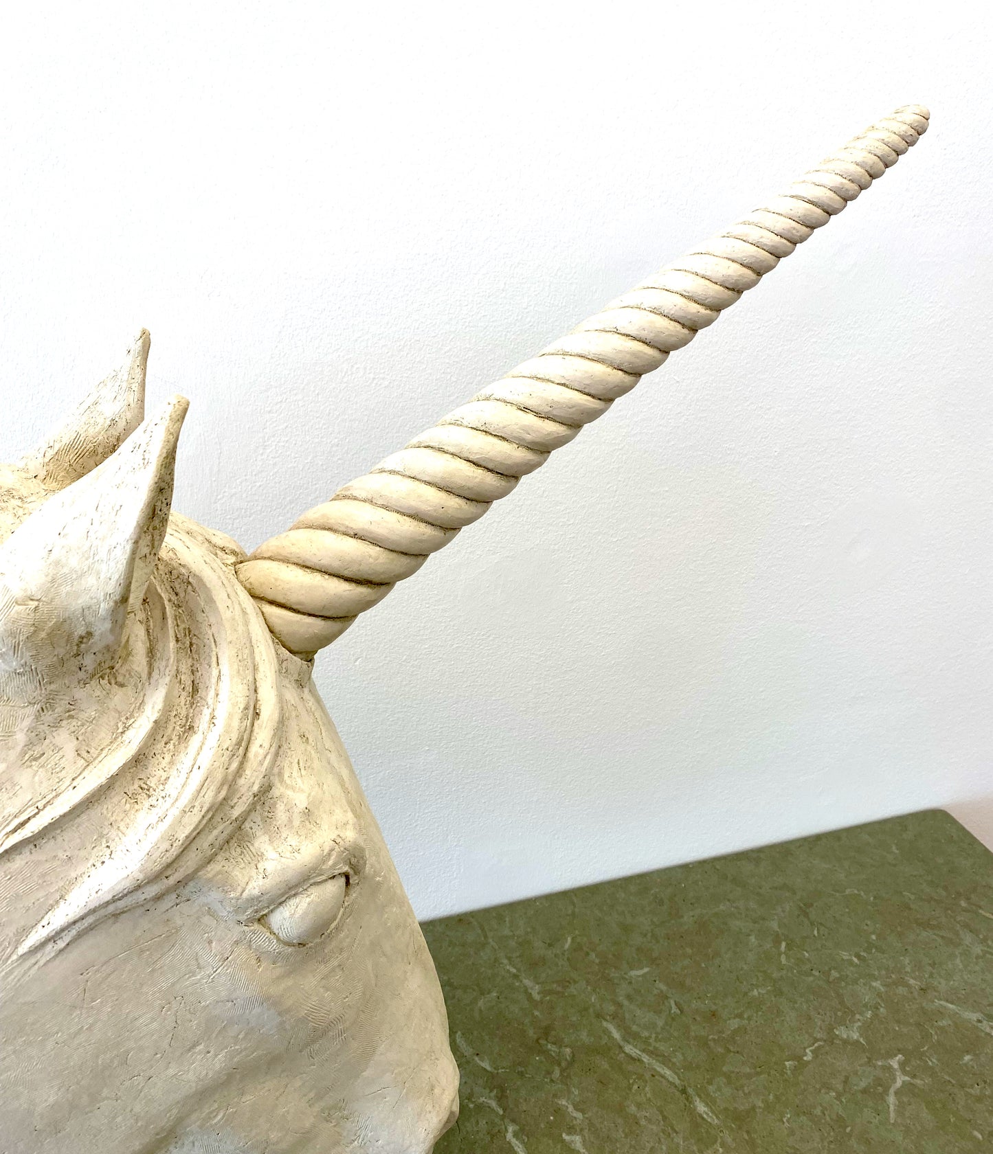 Unicorn - ceramic sculpture by Unni Brekke Widenfalk