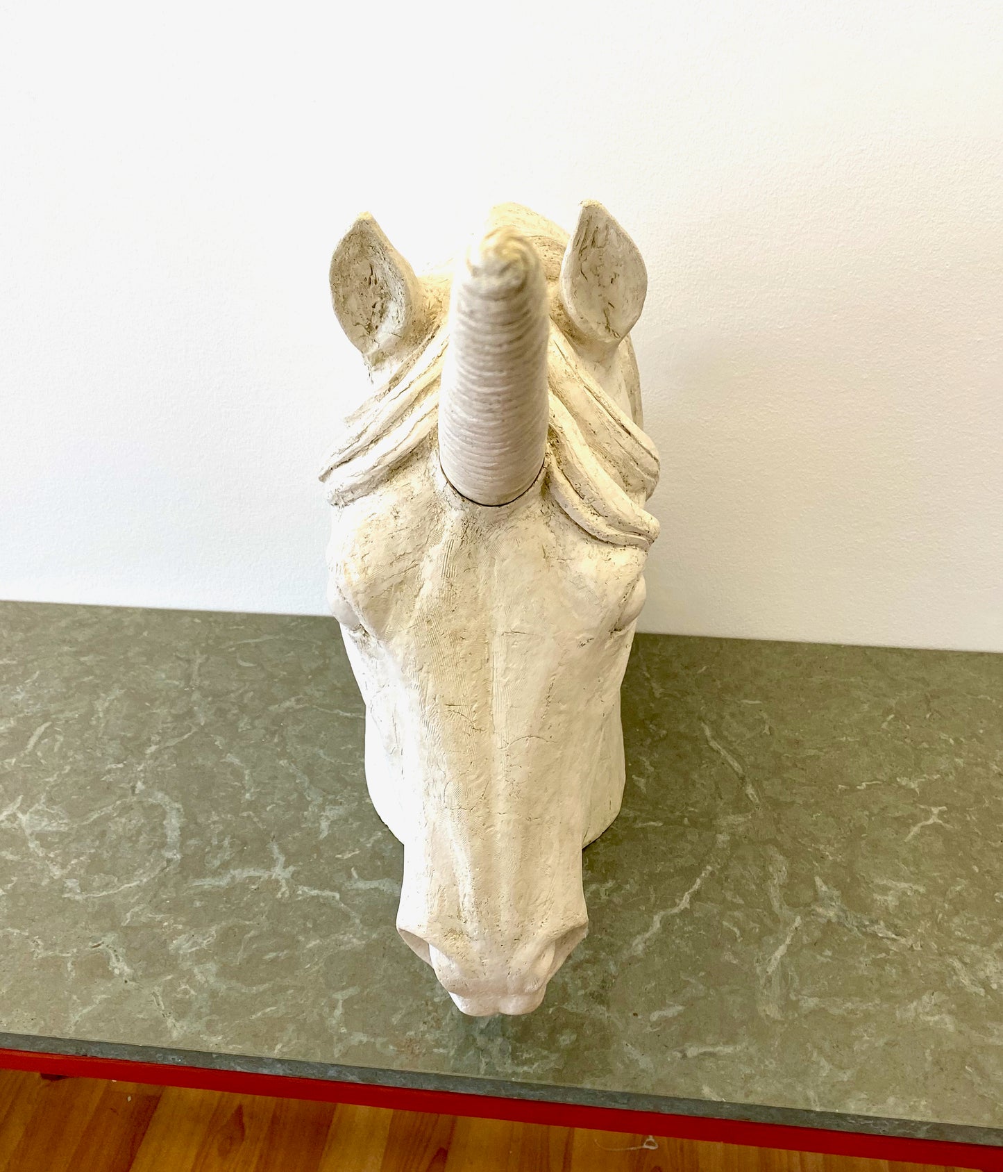 Unicorn - ceramic sculpture by Unni Brekke Widenfalk