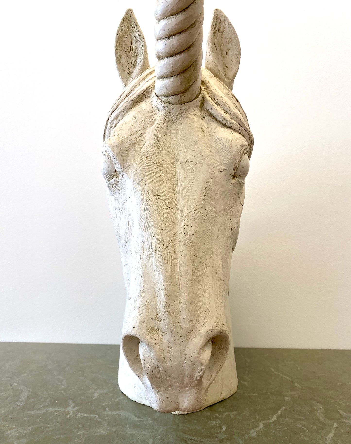 Unicorn - ceramic sculpture by Unni Brekke Widenfalk