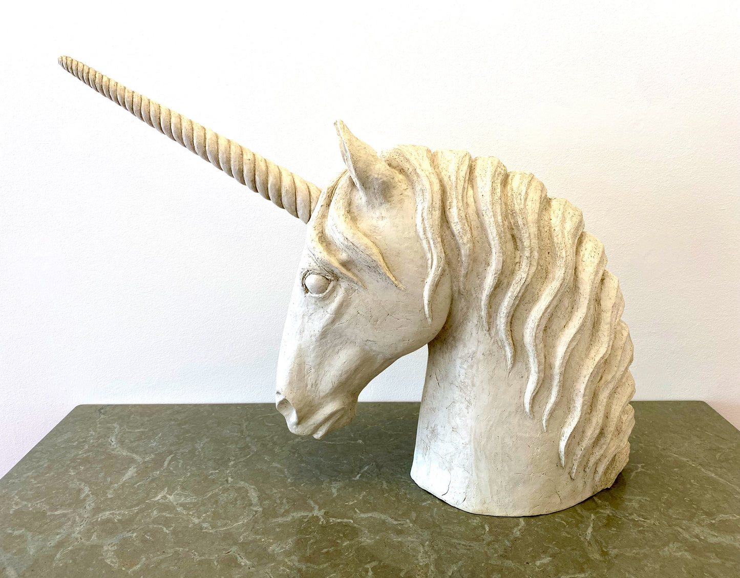 Unicorn - ceramic sculpture by Unni Brekke Widenfalk