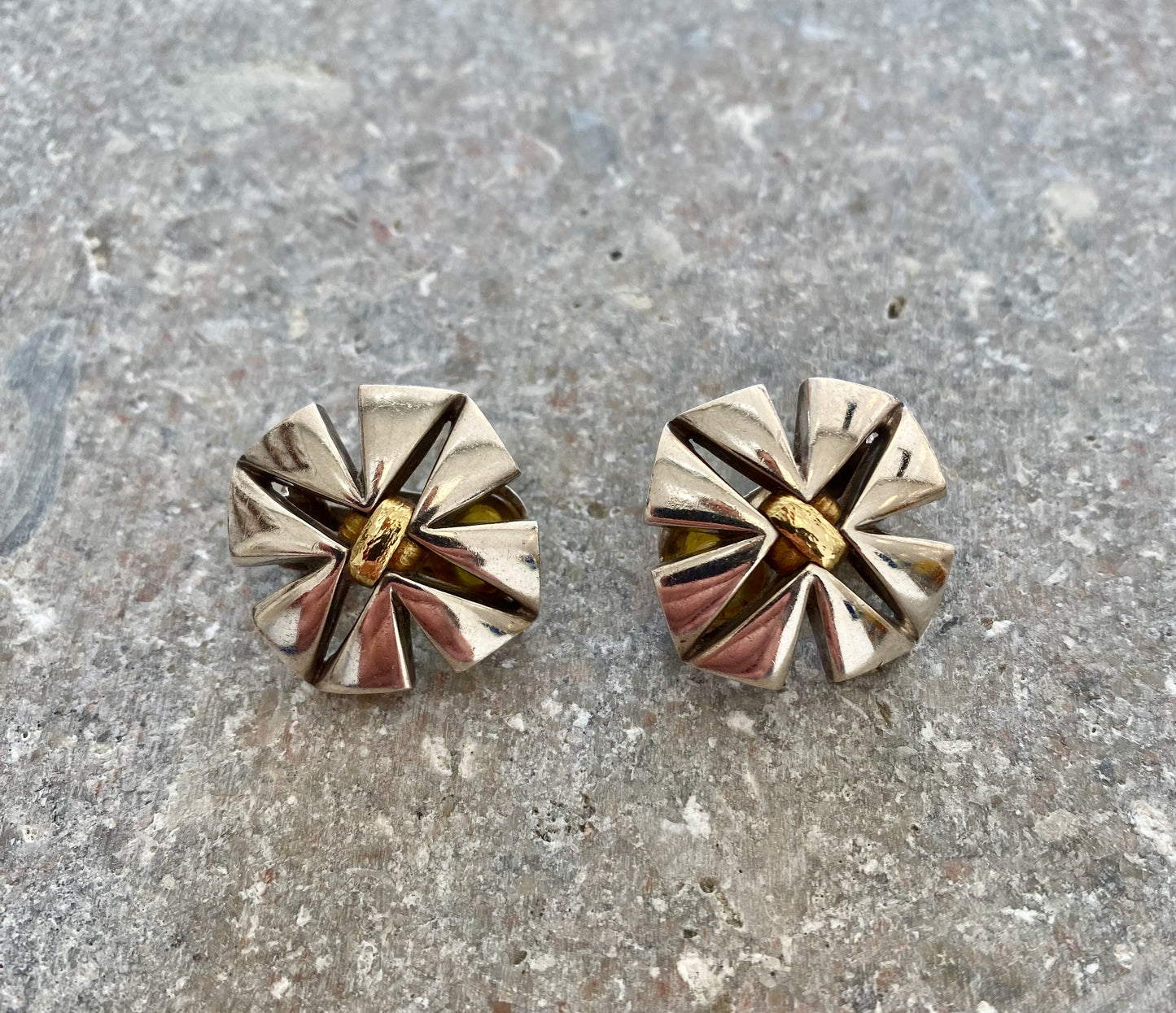 Regitze Overgaard - Ear rings, silver and 18k gold