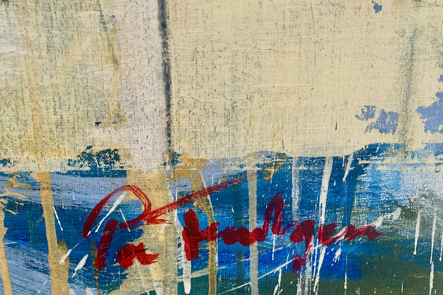 Per Fernhagen - Vinterlandskap, acrylic on canvas