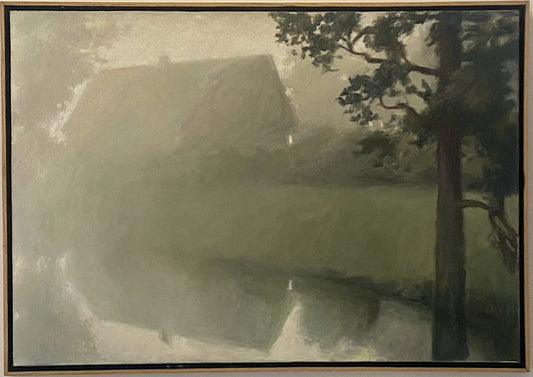 Jonas Wickman - Morgondis, acryl på duk