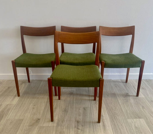 Yngve Ekström . Set of 4 chairs - Kontiki for Troeds