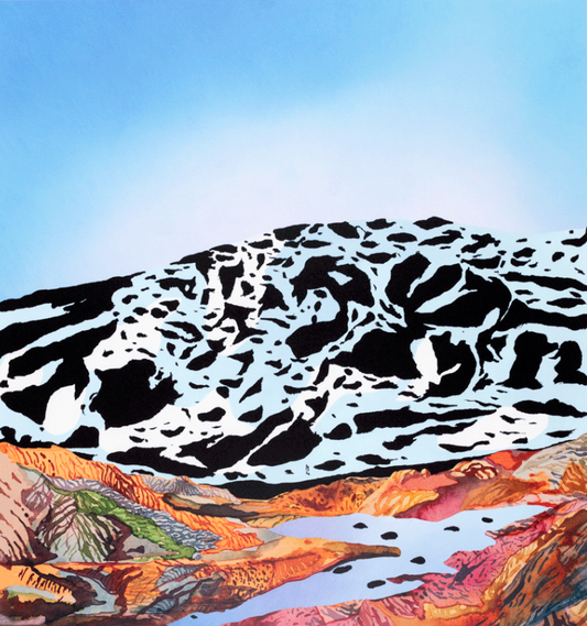Roger Metto - Dalmatian mountain, sikscreen