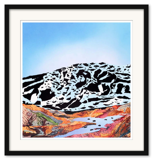 Roger Metto - Dalmatian mountain, sikscreen