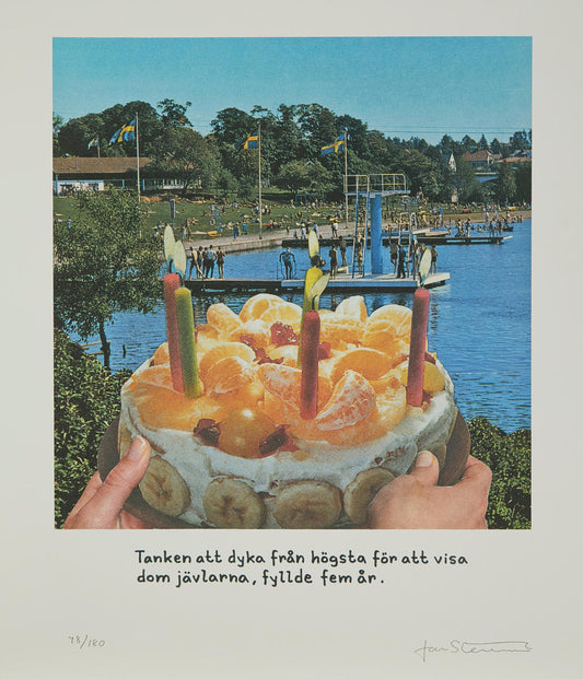 Jan Stenmark - Dyka från högsta, Fine Art Print