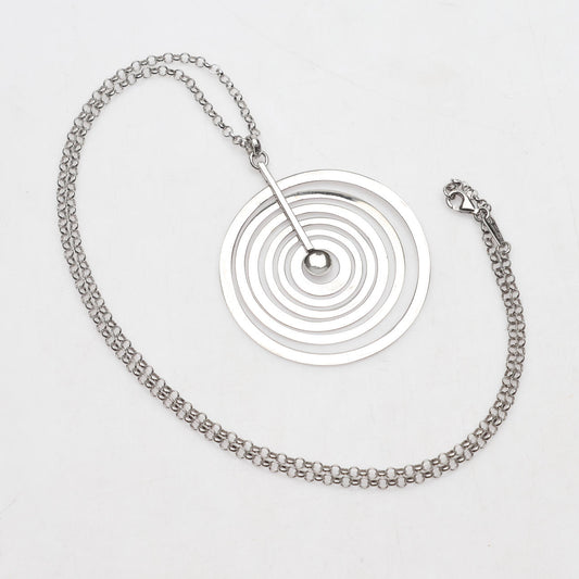 Tapio Wirkkala - Full Moon, silver pendant