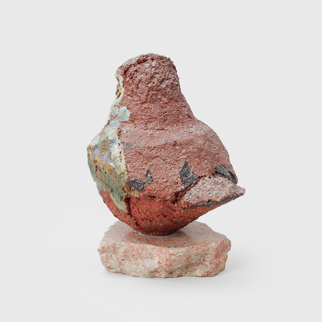 Tyra Lundgren - Fågel, chamotterat stengods, Bredkvie