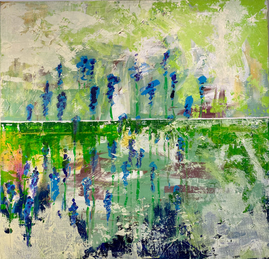 Per Fernhagen - Vårkänning (Spring feelings), acrylic on canvas