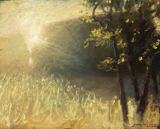 Jonas Wickman - Solkyss II (Solkyss II), oil painting