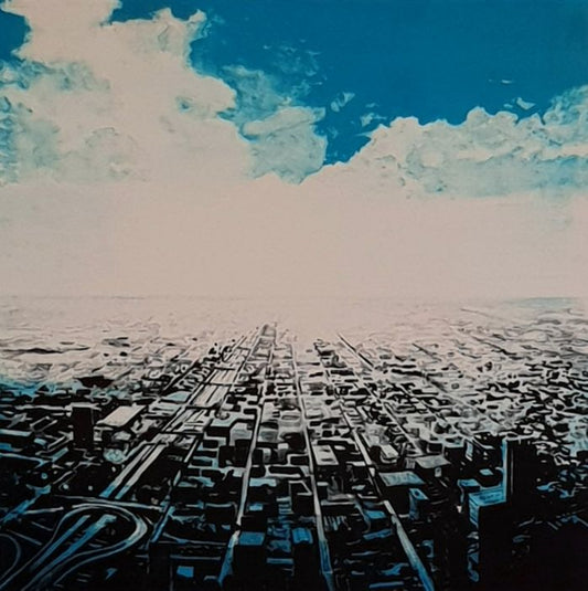 Joakim Allgulander - Blue scape, lithography