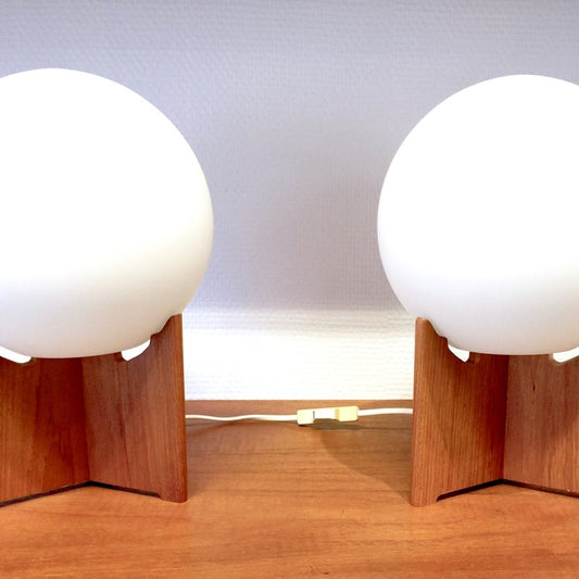 Hans-Agne Jakobsson - Set of 2 table lamps, B 100-20 'Bolle'