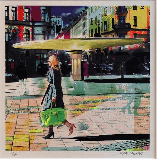 Maria Larkman - Everyday a new adventure, silkscreen print