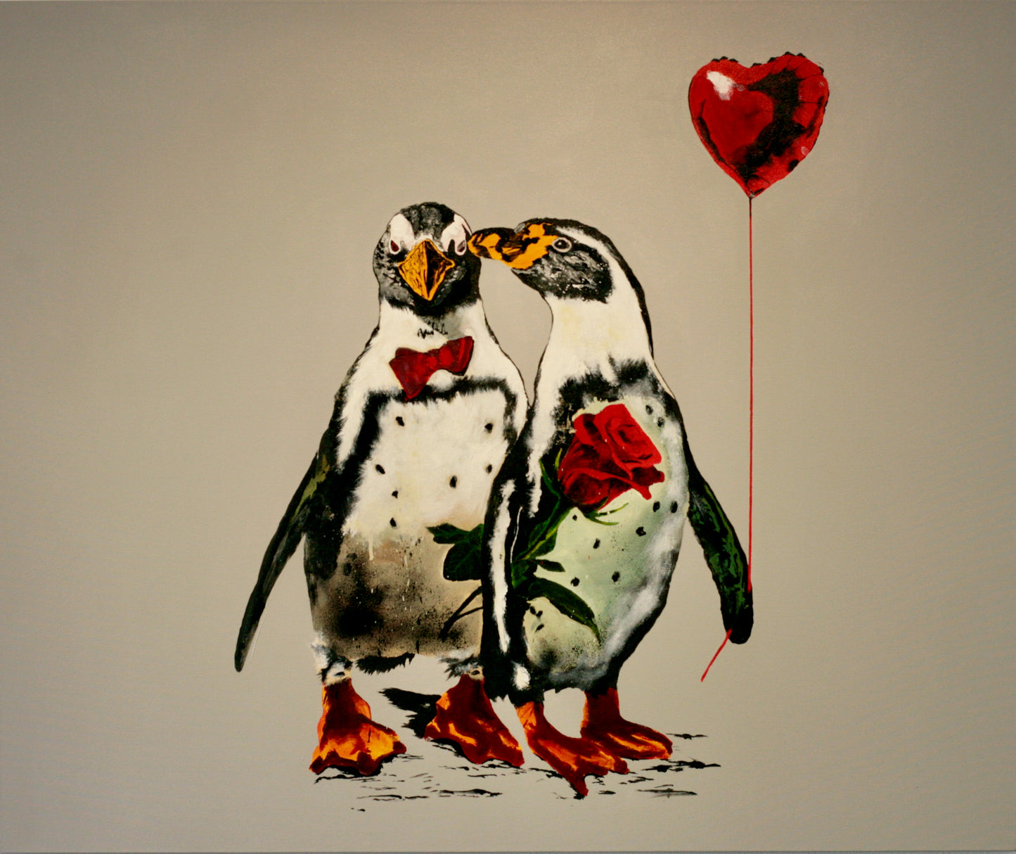 Robert Hilmersson - All you need is Love, acrylic on canvas