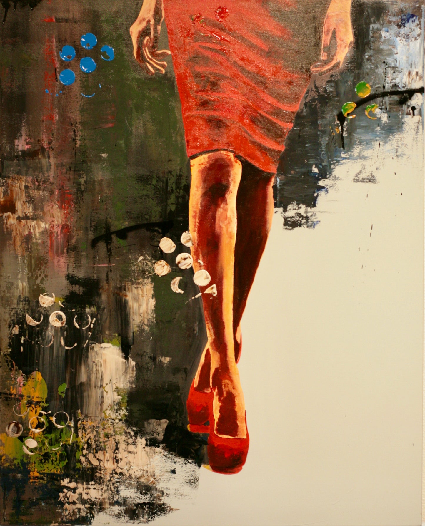 Robert Hilmersson - I´m on my Way, acrylic on canvas